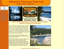 Tablet Screenshot of ponderosatrailerpark.com